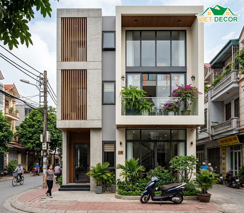 Tại sao thiết kế nhà mặt tiền 8m sâu 12m được ưa chuộng?