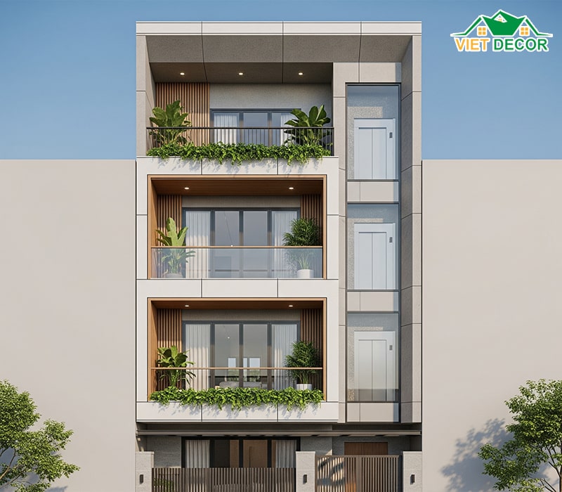 Tại sao mẫu thiết kế nhà phố 5x20 3 tầng có thang máy lại được ưa chuộng