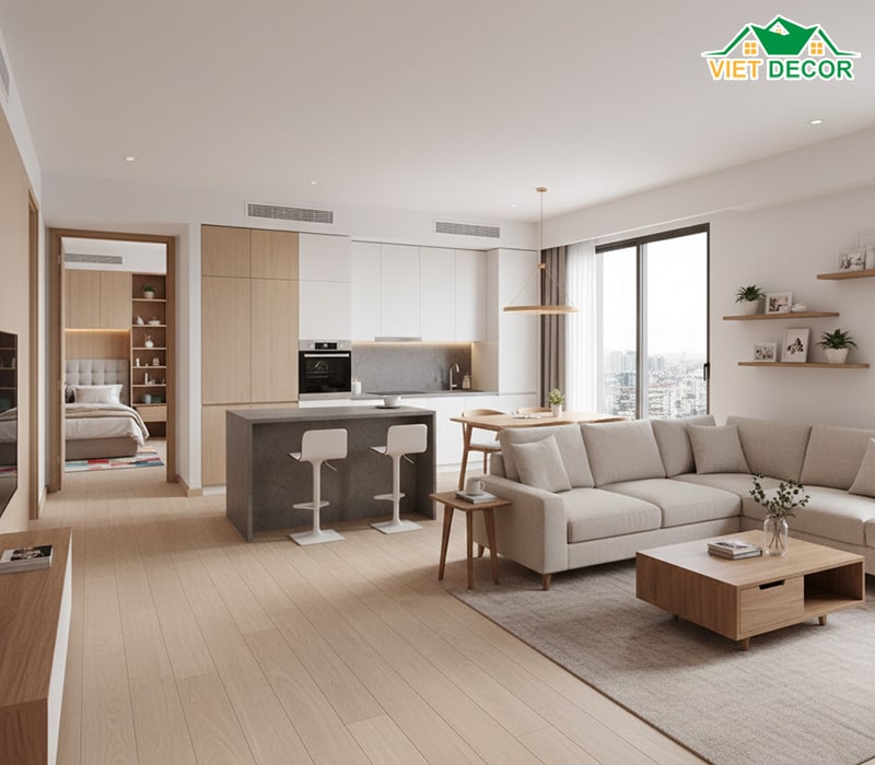 Nhu cầu thiết kế nội thất chung cư tại TPHCM hiện nay