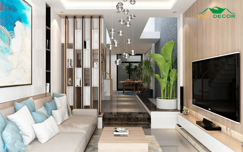 Mẫu trang trí cho nhà ống ấn tượng