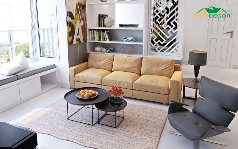 Chọn Sofa dáng thẳng để tiết kiệm diện tích
