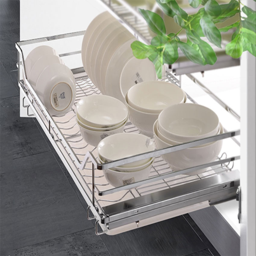 Giá xoong nồi bát đĩa đa năng nan dẹt Inoxen BS304-61/71/81/91