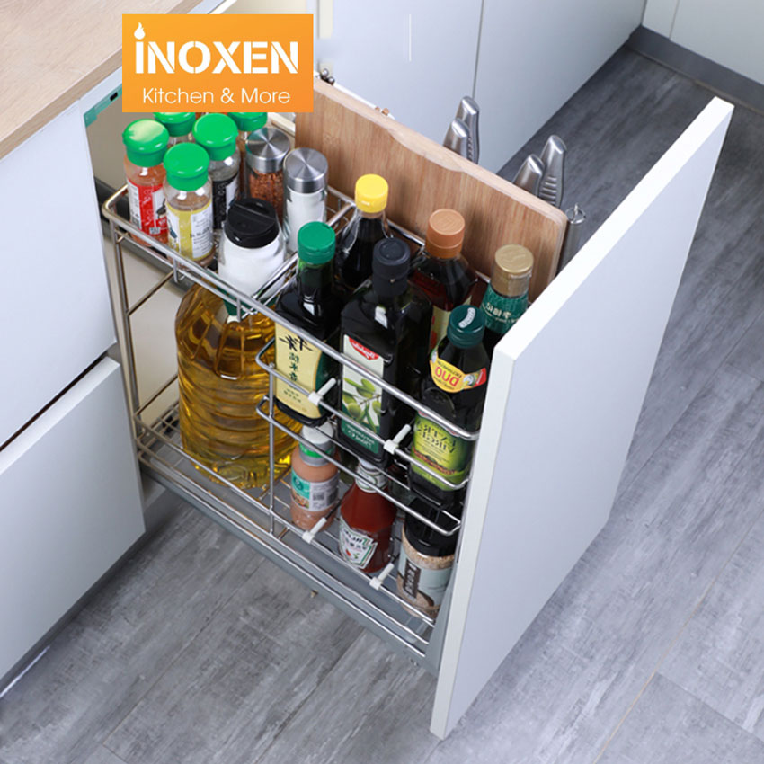 Giá dao thớt đa năng nan tròn Inoxen BT304-30/35/40
