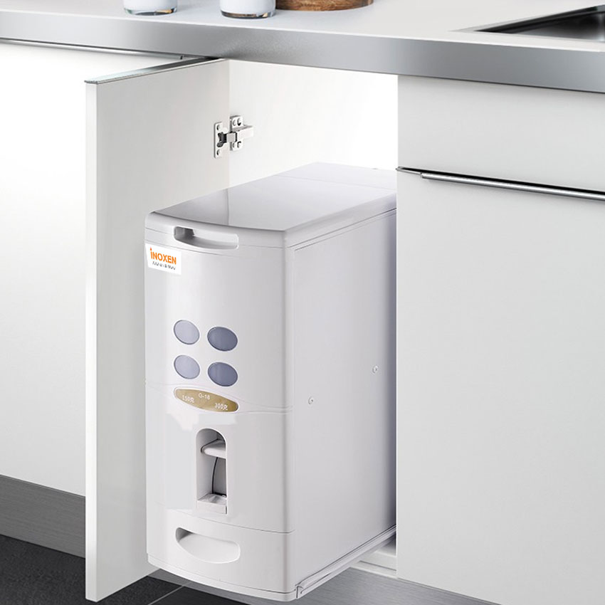 Thùng gạo âm tủ Inoxen RBA-300M/300ESM