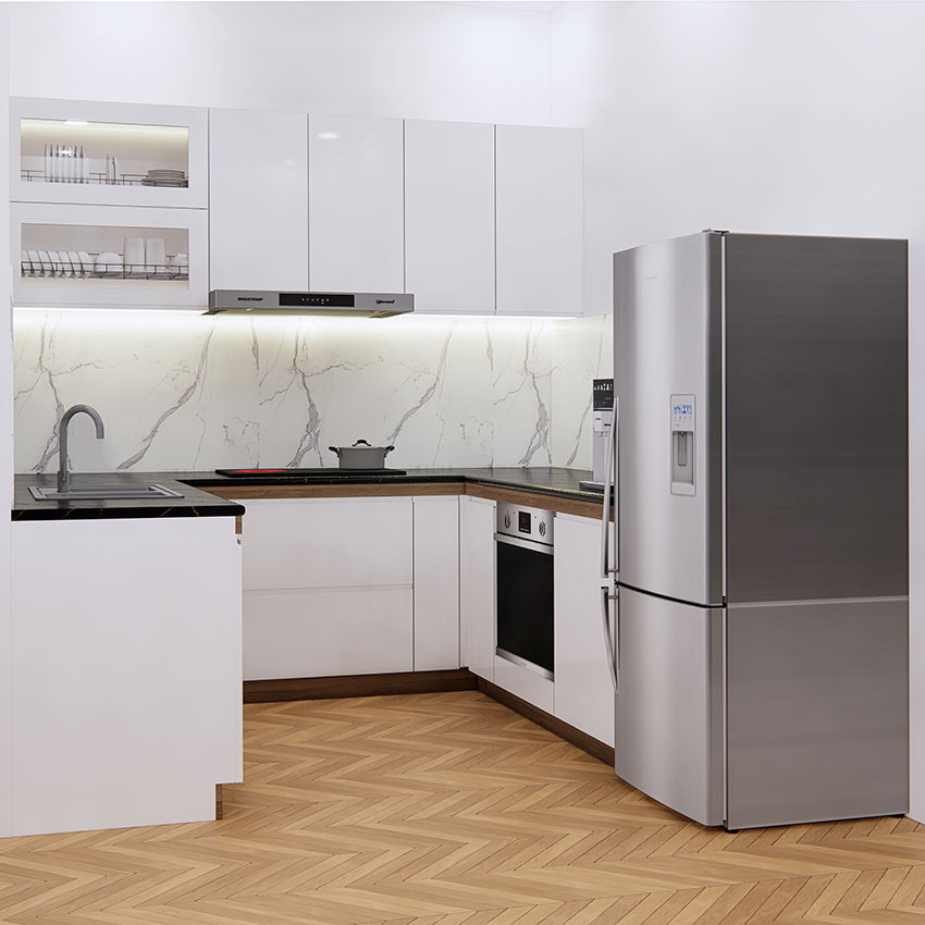 Tủ bếp hiện đại chữ U dài 7.15 mét