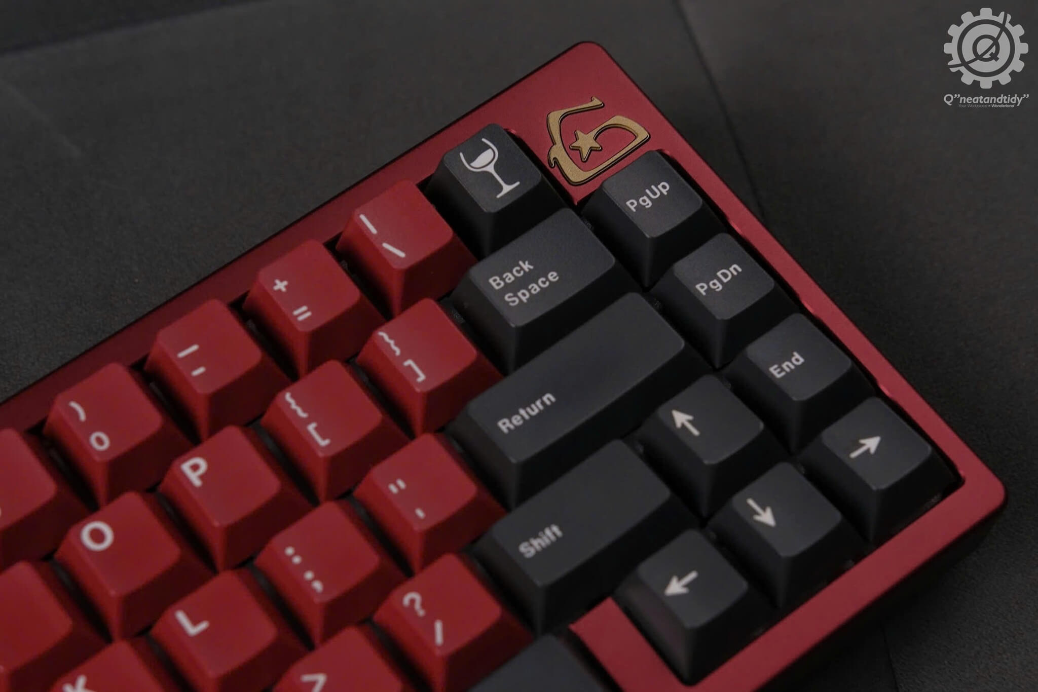 Singakbd Kohaku R2 Imperial Red ➕ GMK 荔枝 Kohaku R2 by @singakbd