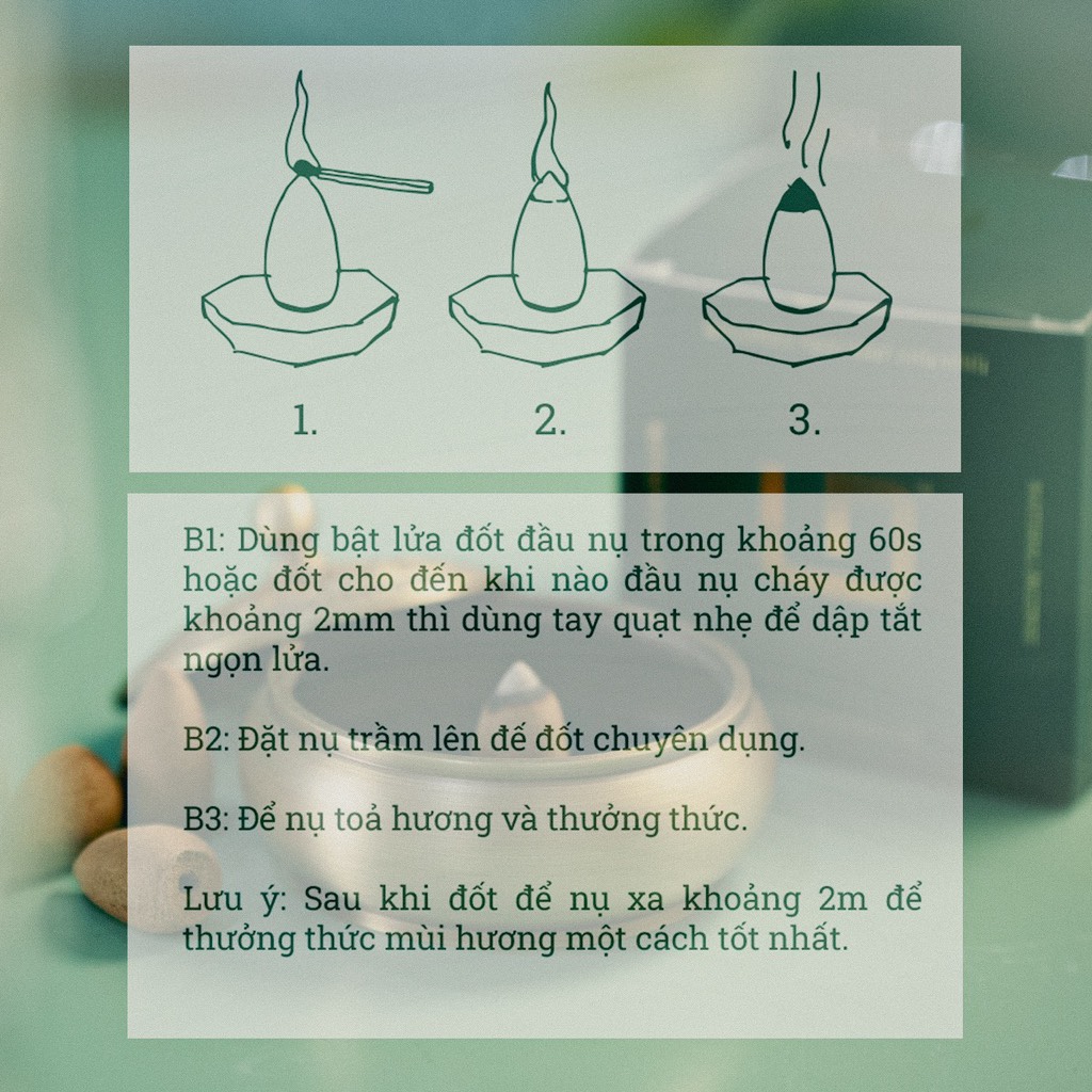 TRẦM CỘI - [Thác khói] -  [Full-size 30 nụ]