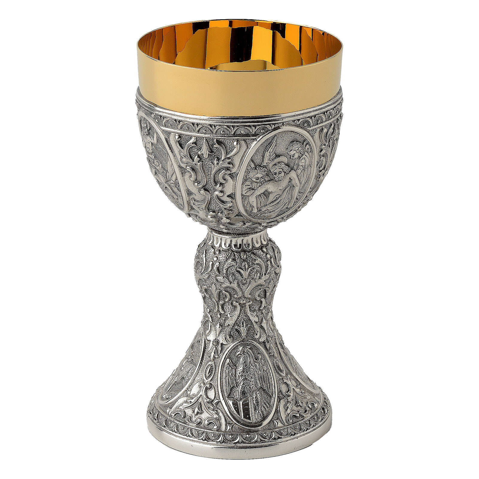 Chén Lễ Ý kiểu Baroque Mô Tả Cái Chết Và Phục Sinh CLXV1553
