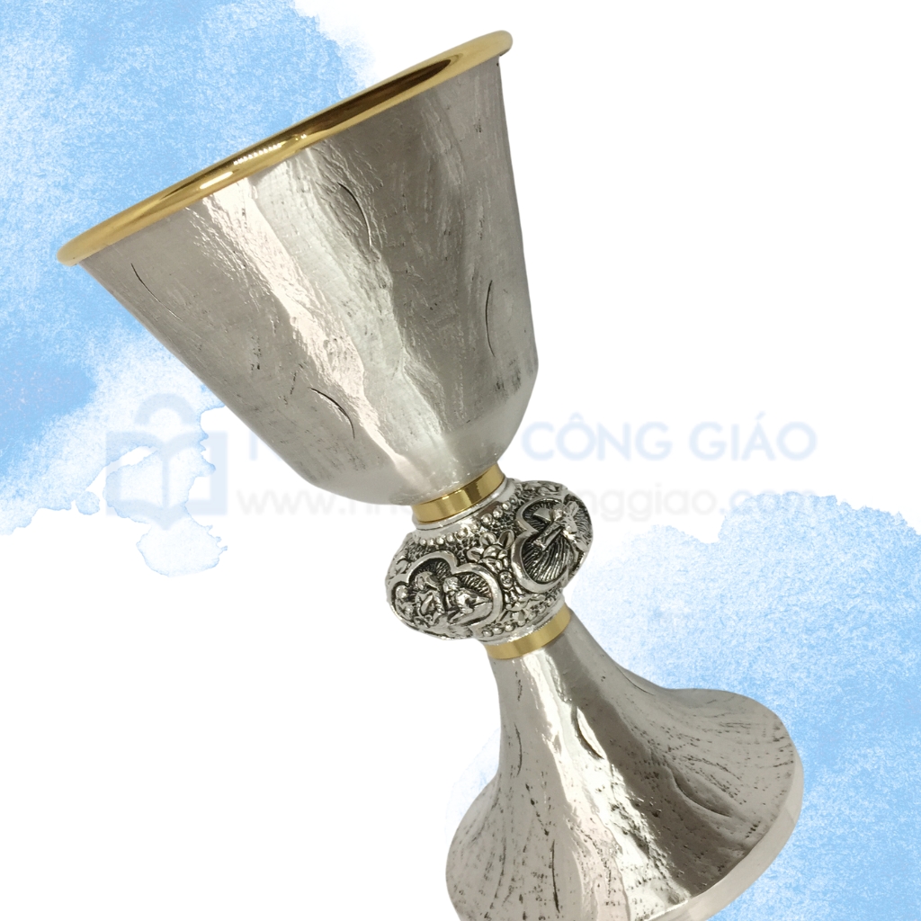 Chén lễ Italy xi vàng CLXV147 - Mẫu cuộc đời Chúa Giêsu