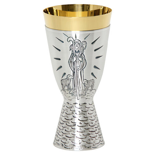 Chén Lễ Italy xi vàng CLXV380 Mẫu Chúa Chăn Chiên 18cm
