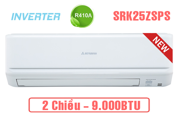 Điều hòa Mitsubishi Heavy 9.000BTU 2 chiều inverter SRK/SRC25ZSPS-S5