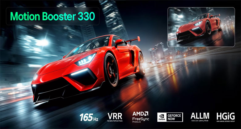LG 115QNED90BS - Gaming 120Hz, VRR 165Hz và Motion Booster 330
