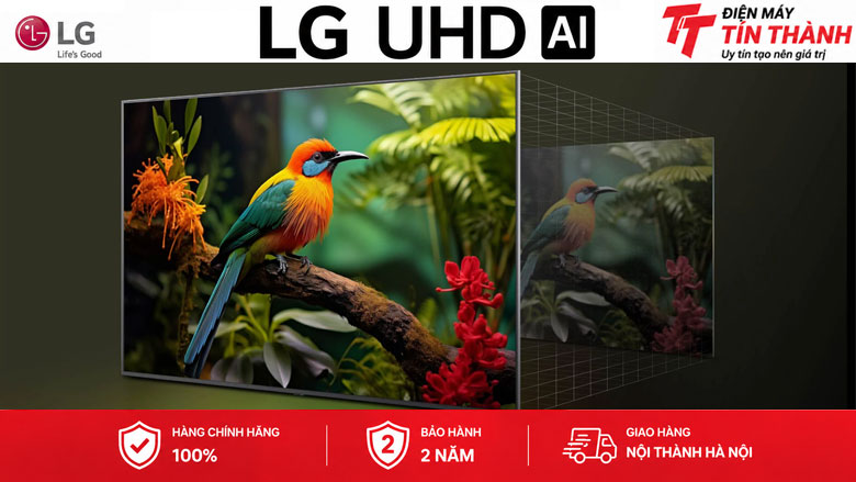 Smart Tivi LG AI 4K 43 inch 43UA841CPSA - 4K Super Upscaling