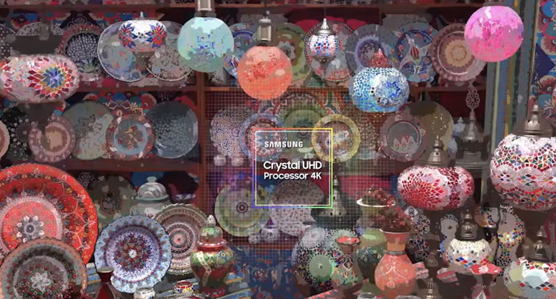 55BU8000 - Bộ xử lý Crystal 4K