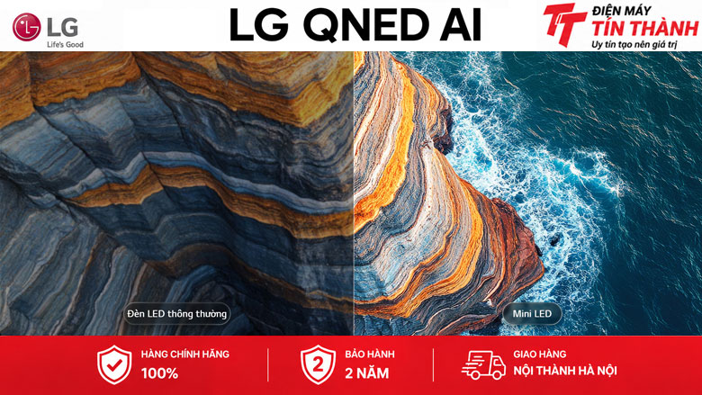 Smart Tivi QNED LG AI 4K 55 inch 55QNED70BSA - Mini LED