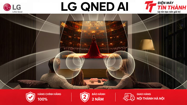 Smart Tivi QNED LG AI 4K 85 inch 85QNED70BSA - Công nghệ âm thanh