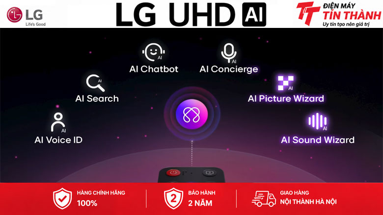 Smart Tivi LG AI 4K 43 inch 43UA841CPSA - AI Magic Remote