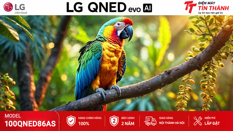 AI Picture Pro trên LG 100QNED86AS