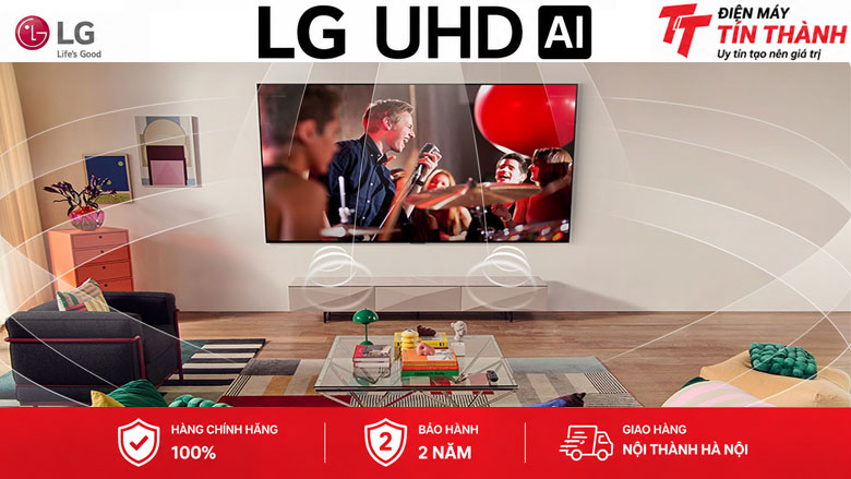 Smart Tivi LG AI 4K 50 inch 50UA841CPSA - AI Sound Pro