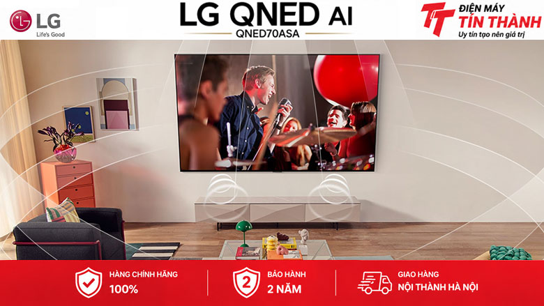 Smart Tivi QNED LG AI 4K 65 inch 65QNED70ASA - Công nghệ âm thanh