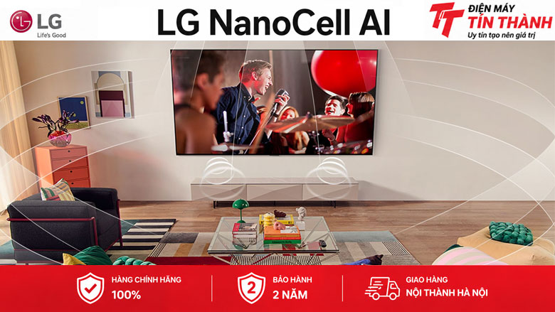 Smart Tivi NanoCell LG AI 4K 75 inch 75NANO80ASA - Công nghệ âm thanh 