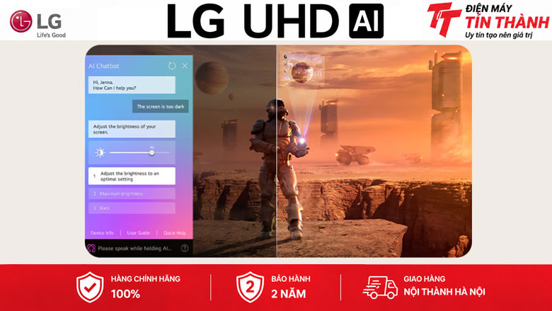 Smart Tivi LG AI 4K 55 inch 55UA841CPSA - Tính năng AI