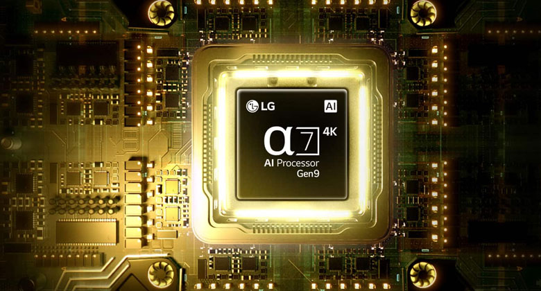 LG 65NU835BPSA - Bộ xử lý Alpha 7 AI 4K Gen9