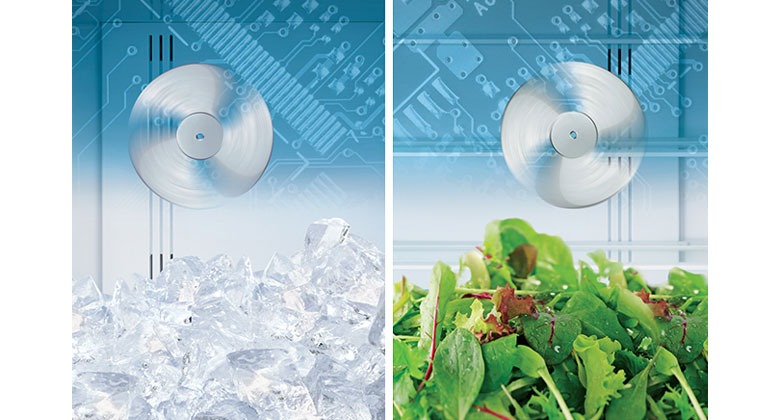 Hệ Thống Quạt Kép - Làm Lạnh Hiệu Quả