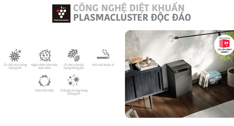 Plasmacluster Ion Sharp là gì? Công nghệ ion trên máy lọc không khí Sharp