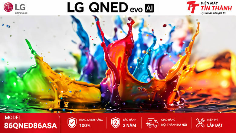 Dynamic QNED Color trên LG 86QNED86ASA