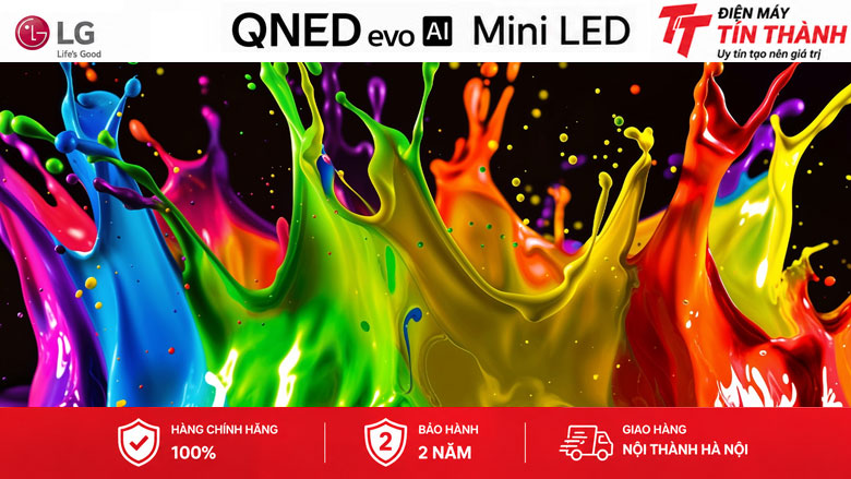 Smart Tivi QNED evo LG AI 4K 75 inch 75QNED86BSA - Dynamic QNED Color Pro
