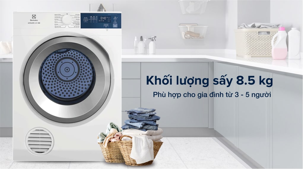 Electrolux EDS854J3WB - Khối lượng sấy - Chương trình hoạt động