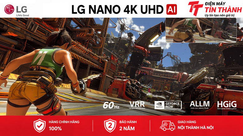 Smart Tivi LG AI 4K 43 inch 43NU805BPSC - Trải nghiệm chơi game độ trễ thấp