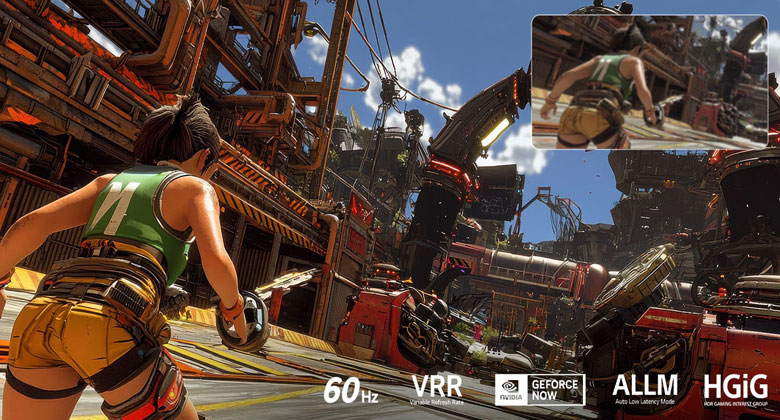 LG 65NU835BPSA - VRR 60Hz và Game Optimizer