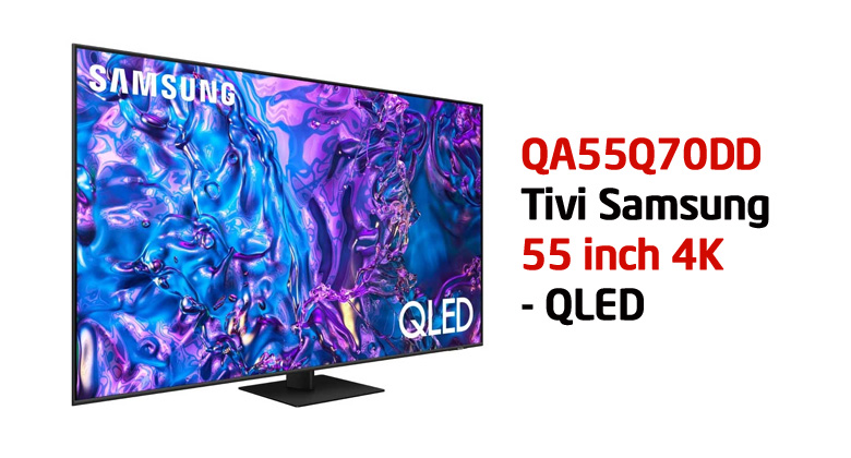Smart Tivi QLED Samsung 4K 55 inch QA55Q70D (2024)