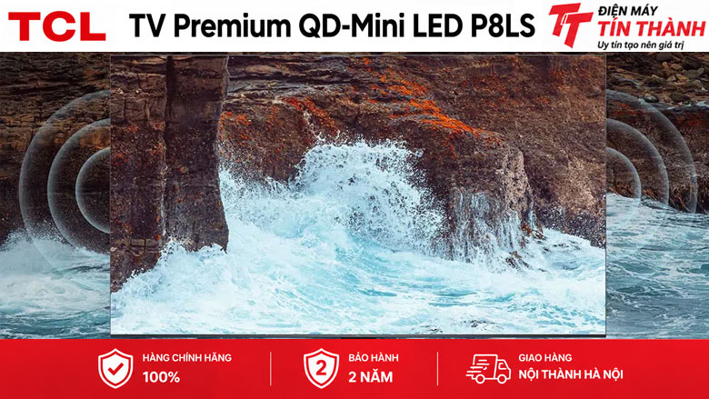 Google Tivi QD-Mini LED TCL AI 4K 55 inch 55P8LS - Âm thanh