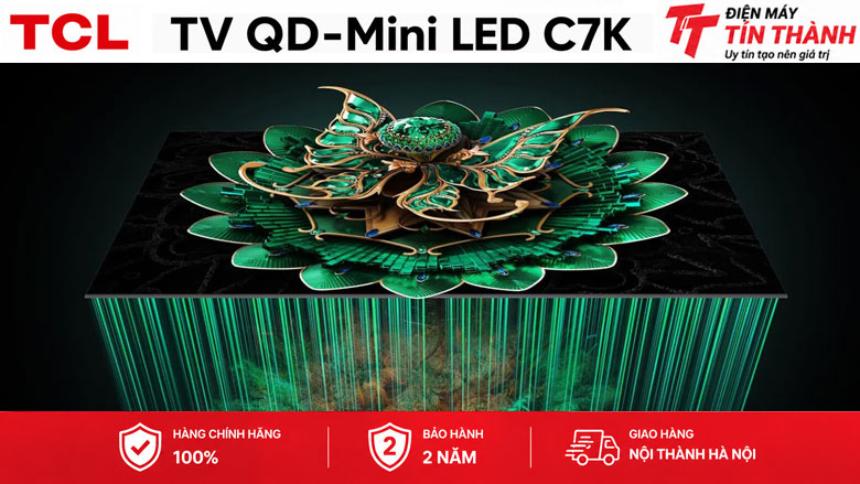 Google Tivi QD-Mini LED TCL AI 4K 75 inch 75C7K - QD-Mini LED