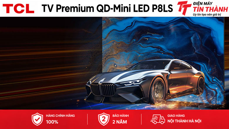 Google Tivi QD-Mini LED TCL AI 4K 98 inch 98P8LS - Tần số quét 144Hz