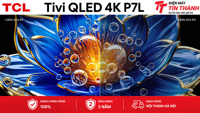 Google Tivi QLED TCL 4K 75 inch 75P7L - Công nghệ hình ảnh
