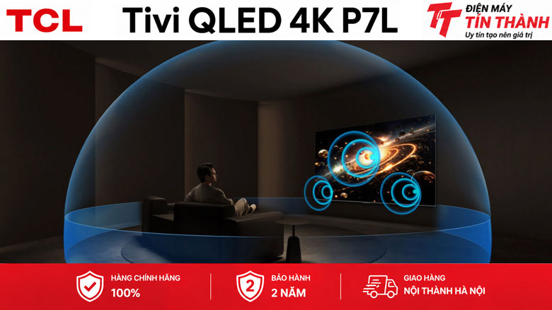 Google Tivi QLED TCL 4K 85 inch 85P7L - Âm thanh