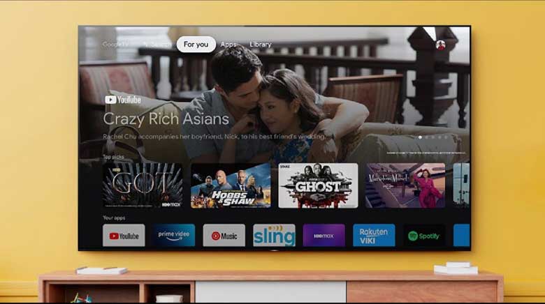 Tivi Sony KD-50X81DK - hệ điều hành Google TV
