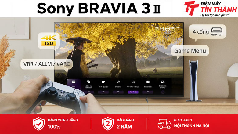 Google Tivi Sony 4K 55 inch K-55XR33VM2 - Tiện ích