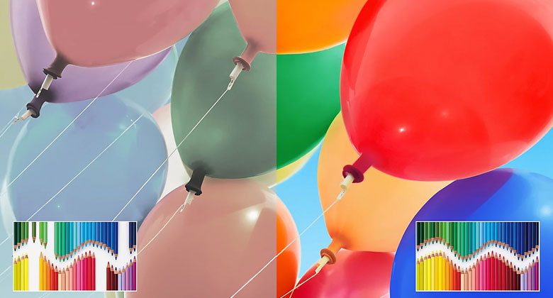 55S25 Sony - Mọi hình ảnh đều sống động với màu sắc rực rỡ