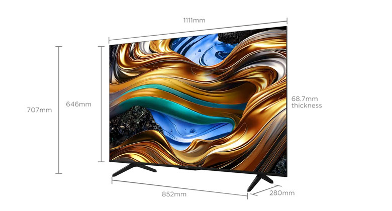Google Tivi TCL 4K 50 inch 50P79B Mới 2024