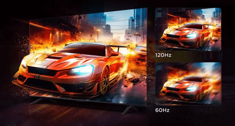 Tivi TCL giá rẻ - 120Hz Game Accelerator