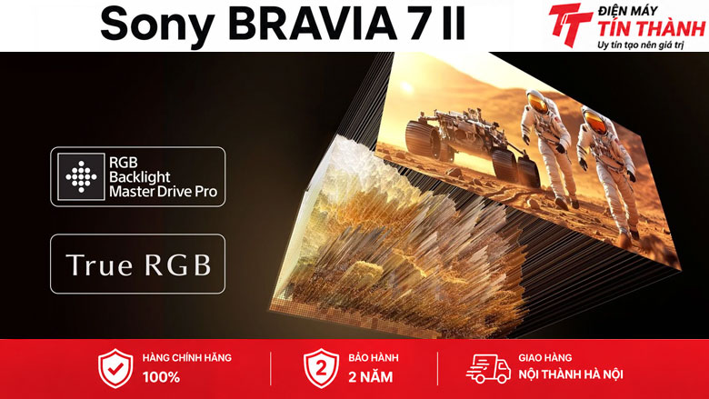 Google Tivi True RGB Sony AI 4K 55 inch K-55XR70M2 - Hình ảnh sắc nét