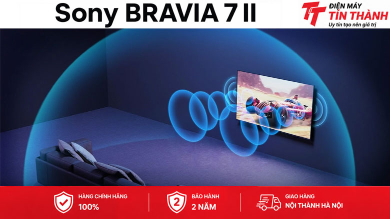 Google Tivi True RGB Sony AI 4K 65 inch K-65XR70M2 - Công nghệ âm thanh