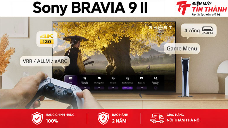 Google Tivi True RGB Sony AI 4K 85 inch K-85XR90M2 - Tiện ích