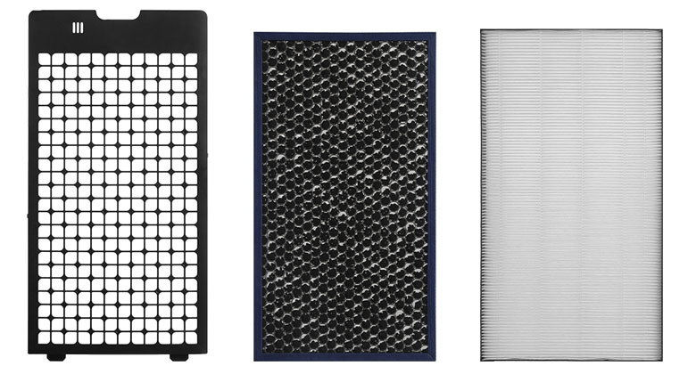 Hệ thống màng lọc trên máy lọc không khí Sharp KI-N40V-H