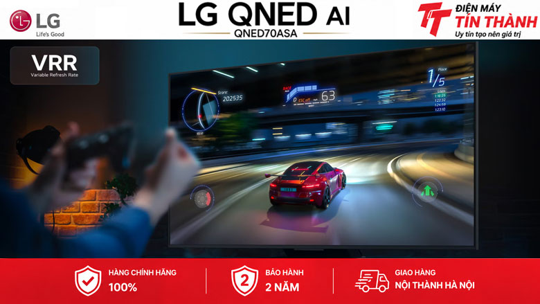 Smart Tivi QNED LG AI 4K 55 inch 55QNED70ASA - Chế độ HGiG